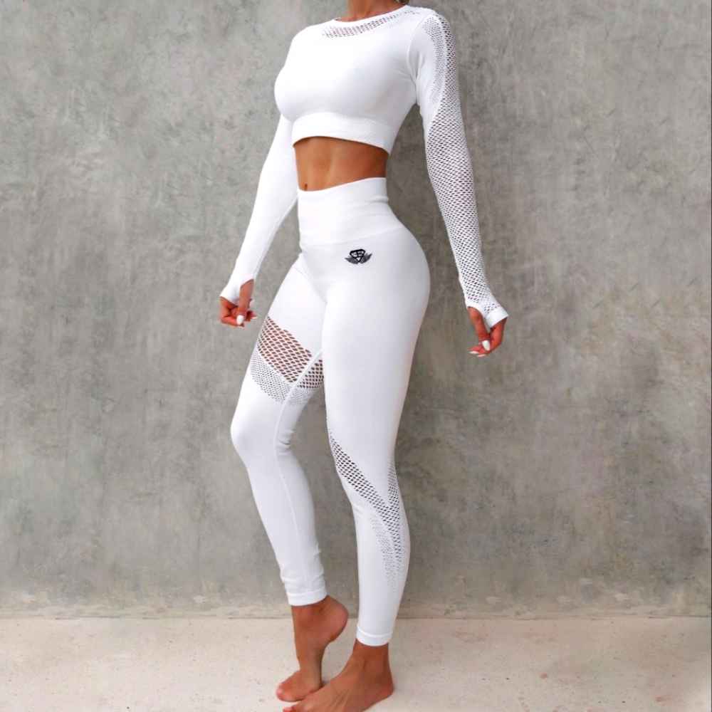 Womens Activewear outfit - White, medium, never been worn